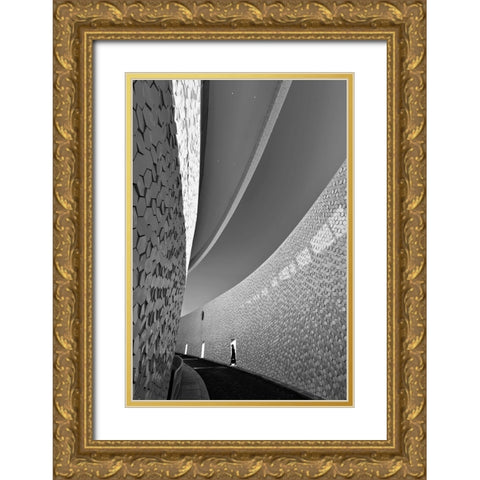 The Journey Gold Ornate Wood Framed Art Print with Double Matting by Pimenta, Jorge