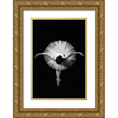 Finale Gold Ornate Wood Framed Art Print with Double Matting by Suntiniwat, Pattanawit
