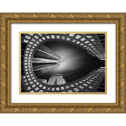 Horseshoe Gold Ornate Wood Framed Art Print with Double Matting by Figueras, Antoni