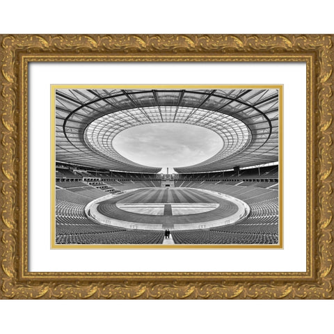 You Never Walk Alone Gold Ornate Wood Framed Art Print with Double Matting by Klesse, Andreas