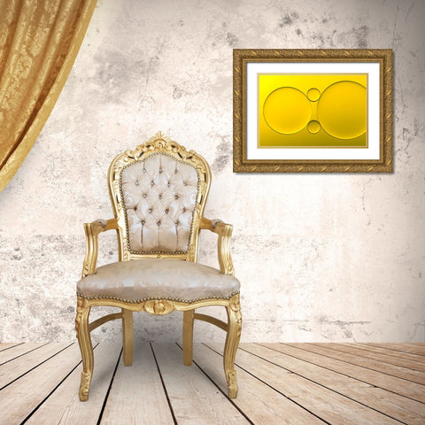 Parejas Gold Ornate Wood Framed Art Print with Double Matting by Luis Martinez, Antonio
