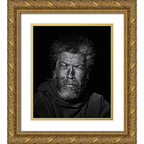 Another Day ... Gold Ornate Wood Framed Art Print with Double Matting by Verdon