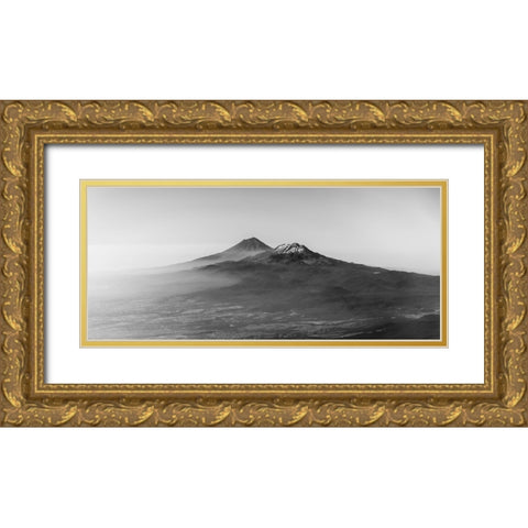Flying Over Mexico Gold Ornate Wood Framed Art Print with Double Matting by Nero, Andrea
