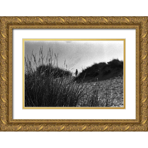 Despite The Night Gold Ornate Wood Framed Art Print with Double Matting by Aurora