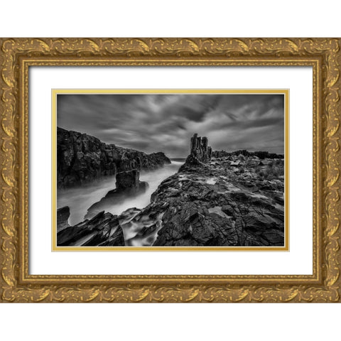 The Land Before Time Gold Ornate Wood Framed Art Print with Double Matting by Sowter, Ashley