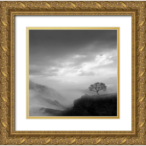 Dreams Gold Ornate Wood Framed Art Print with Double Matting by Nodeh, Mostafa