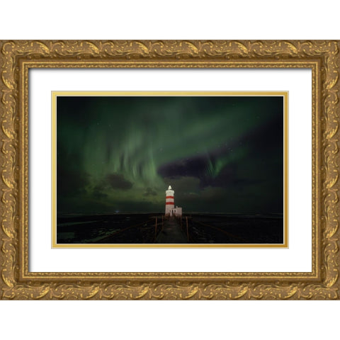 Travel Into A Lighthouse Gold Ornate Wood Framed Art Print with Double Matting by Nunez Buj, Rodrigo