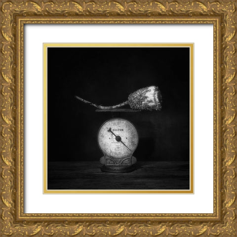 Simple Comme Bonjour . Gold Ornate Wood Framed Art Print with Double Matting by Dingemans, Saskia