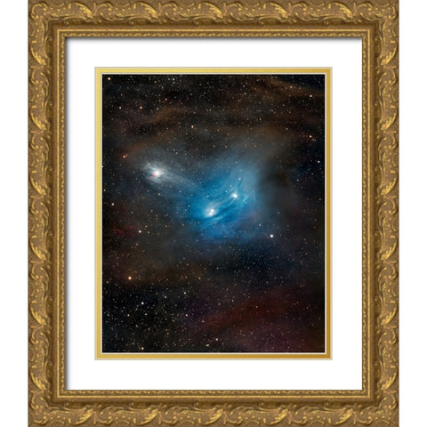 Vdb 102 Gold Ornate Wood Framed Art Print with Double Matting by Chander, Vikas