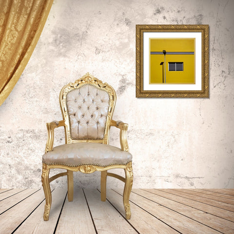 Urban Minimalism Gold Ornate Wood Framed Art Print with Double Matting by Schuster, Inge