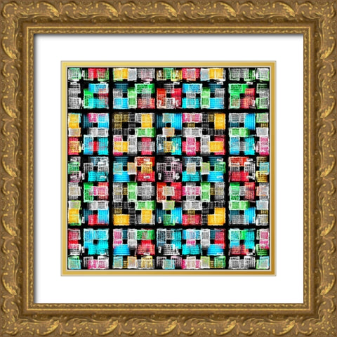 Amsterdam 52 Gold Ornate Wood Framed Art Print with Double Matting by Shrayer, Igor