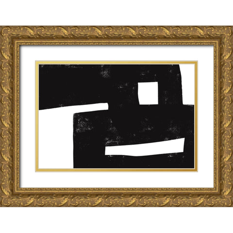 I was never there Gold Ornate Wood Framed Art Print with Double Matting by uplusmestudio