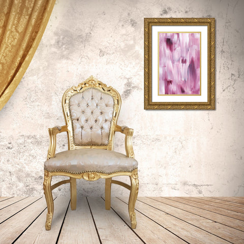 Love Enough Gold Ornate Wood Framed Art Print with Double Matting by uplusmestudio
