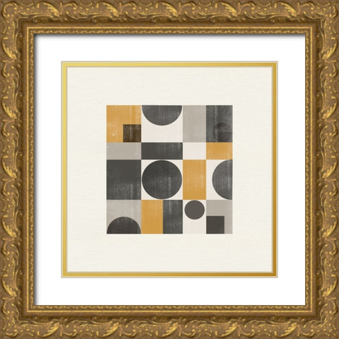 Paper Object Nr9 Gold Ornate Wood Framed Art Print with Double Matting by The Miuus Studio