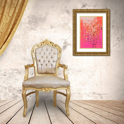 Time Machine No 1 Gold Ornate Wood Framed Art Print with Double Matting by Treechild