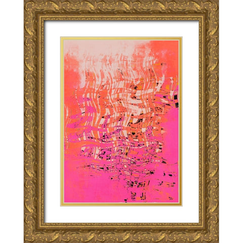 Time Machine No 1 Gold Ornate Wood Framed Art Print with Double Matting by Treechild