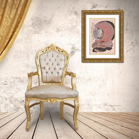 Dream (Light Version) Gold Ornate Wood Framed Art Print with Double Matting by Treechild