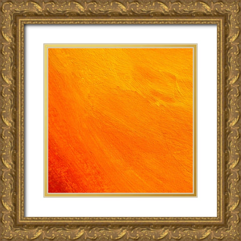 Sunset Gold Ornate Wood Framed Art Print with Double Matting by Jarotdjunaedi