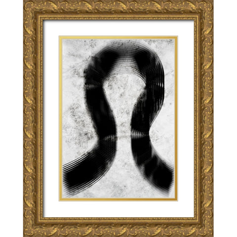 Drift Gold Ornate Wood Framed Art Print with Double Matting by Elmoudden, Omar