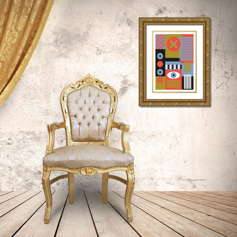 Stranger Gold Ornate Wood Framed Art Print with Double Matting by Ortiz, Sergio