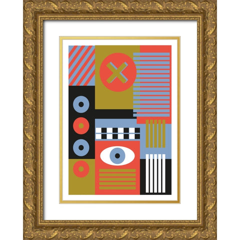 Stranger Gold Ornate Wood Framed Art Print with Double Matting by Ortiz, Sergio