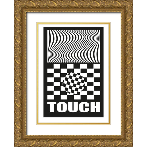 Touch Gold Ornate Wood Framed Art Print with Double Matting by Ortiz, Sergio