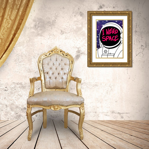 I need spece Gold Ornate Wood Framed Art Print with Double Matting by Harstedt, Tomas