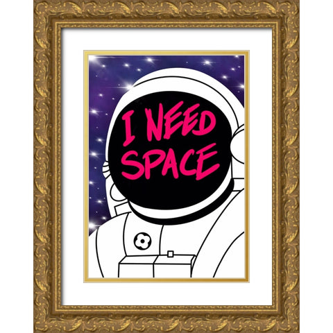 I need spece Gold Ornate Wood Framed Art Print with Double Matting by Harstedt, Tomas