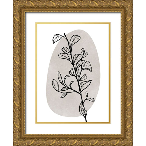 Garran I Gold Ornate Wood Framed Art Print with Double Matting by Laiz Blursbyai, Rosana