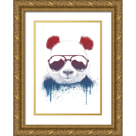 Stay Cool II Gold Ornate Wood Framed Art Print with Double Matting by Solti, Balazs