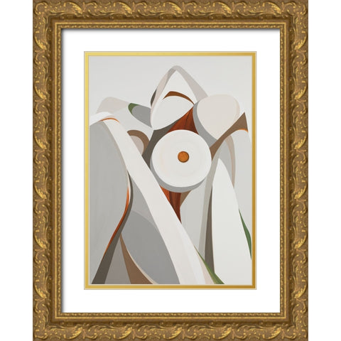 Home II Gold Ornate Wood Framed Art Print with Double Matting by Florea, Simona