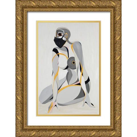 Breathing Space Gold Ornate Wood Framed Art Print with Double Matting by Florea, Simona