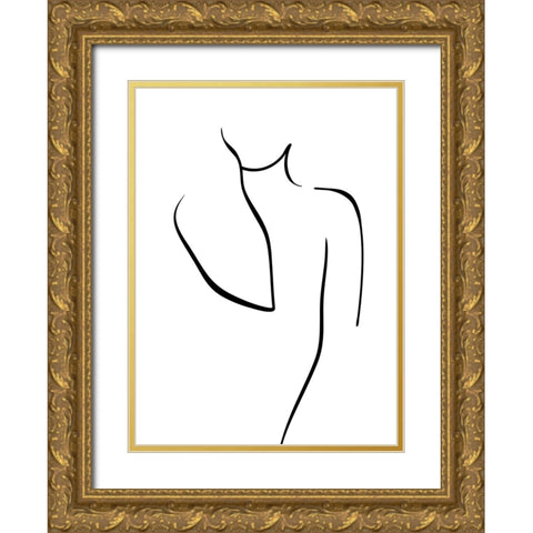 Daydreaming II Gold Ornate Wood Framed Art Print with Double Matting by Laiz Blursbyai, Rosana