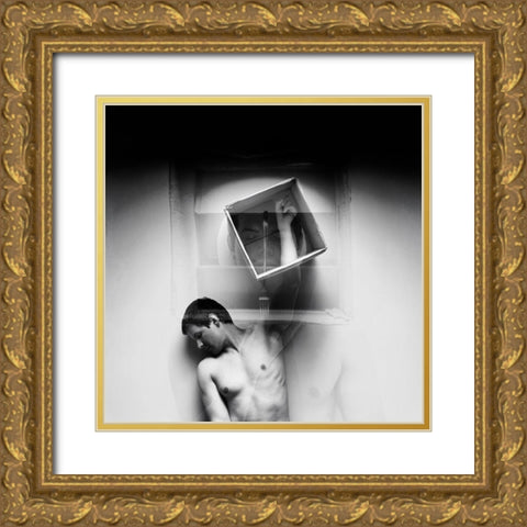 Untitled Gold Ornate Wood Framed Art Print with Double Matting by Vasiliev-Apostol, Yaroslav