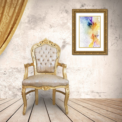 Field of ... Gold Ornate Wood Framed Art Print with Double Matting by Mauro