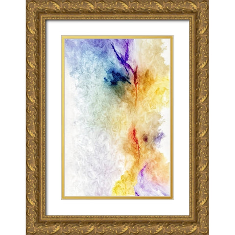 Field of ... Gold Ornate Wood Framed Art Print with Double Matting by Mauro