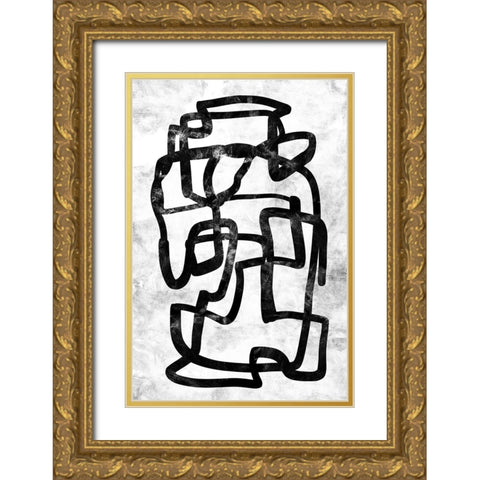 Storyline Gold Ornate Wood Framed Art Print with Double Matting by Hobday, Dan