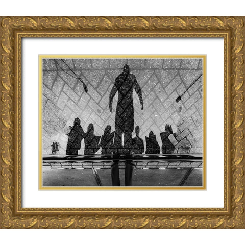 The Power Of The Song Gold Ornate Wood Framed Art Print with Double Matting by Stefan, Jacek