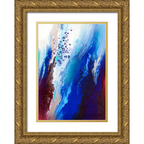 Acclivity Gold Ornate Wood Framed Art Print with Double Matting by Storms, Alyson