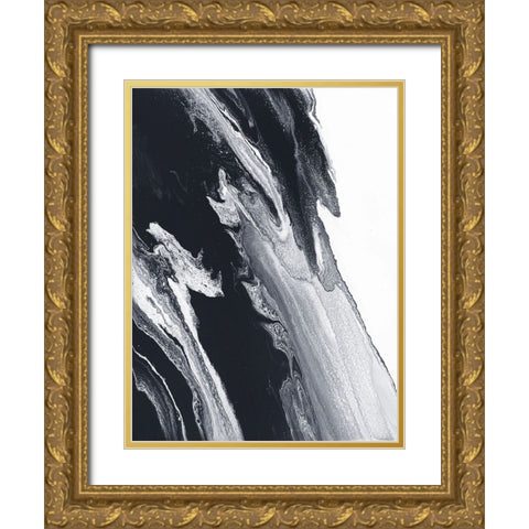 Blackandwhitestorm Std Gold Ornate Wood Framed Art Print with Double Matting by Storms, Alyson