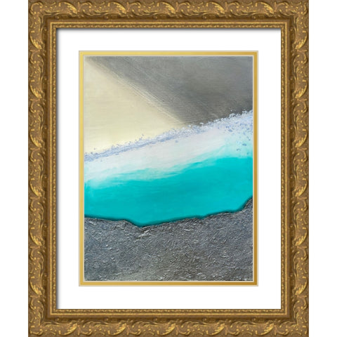 Desert Oasis 1 Gold Ornate Wood Framed Art Print with Double Matting by Storms, Alyson