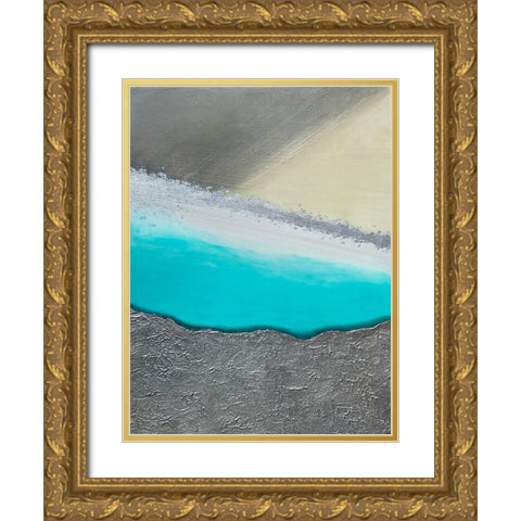 Desert Oasis 2 Gold Ornate Wood Framed Art Print with Double Matting by Storms, Alyson