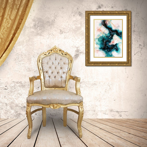 Illumination Gold Ornate Wood Framed Art Print with Double Matting by Storms, Alyson