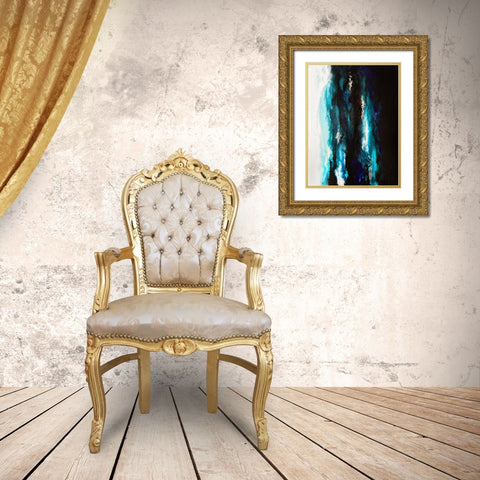 Into the Light Gold Ornate Wood Framed Art Print with Double Matting by Storms, Alyson