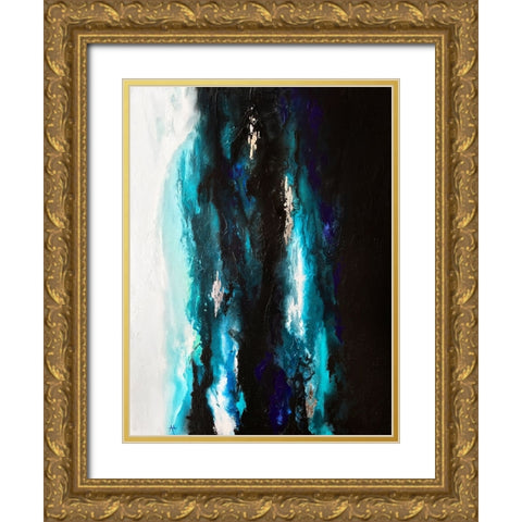 Into the Light Gold Ornate Wood Framed Art Print with Double Matting by Storms, Alyson