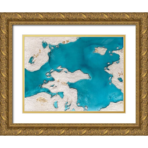 Pugetsound Std Gold Ornate Wood Framed Art Print with Double Matting by Storms, Alyson