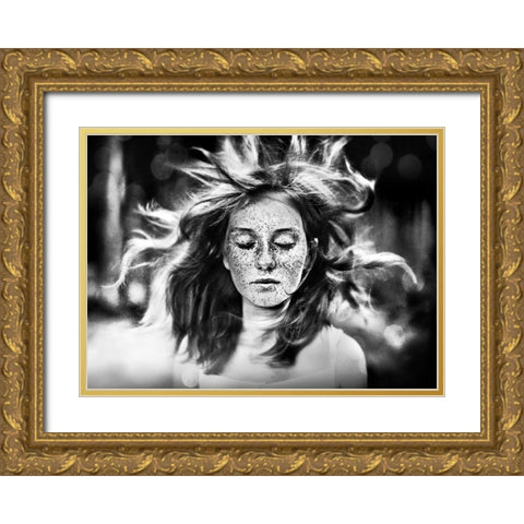 Breakaway Gold Ornate Wood Framed Art Print with Double Matting by Hur, Lars