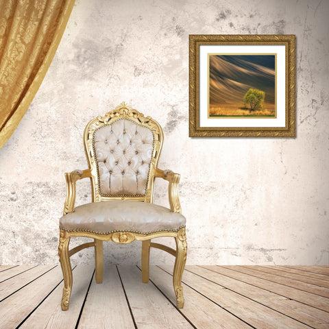 Tree... Gold Ornate Wood Framed Art Print with Double Matting by Browko, Krzysztof