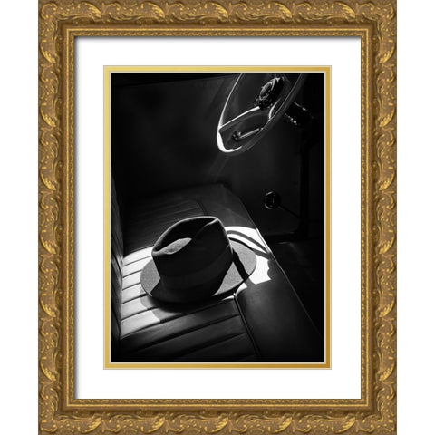 In The Sun Gold Ornate Wood Framed Art Print with Double Matting by Read, Barbara
