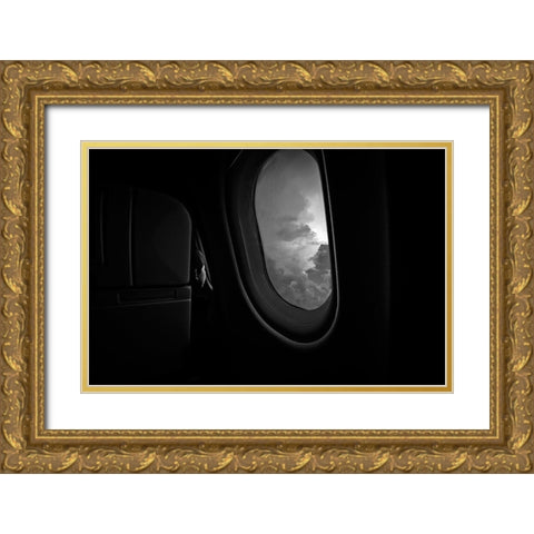 Bonding With God Gold Ornate Wood Framed Art Print with Double Matting by Rozenzvig, Carmit